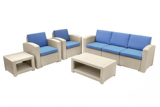 Комплект мебели Rattan Premium 5, СЕРЫЙ - 1