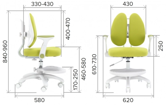 Кресло детское Everprof Kids 104 Ткань Розовый - 6